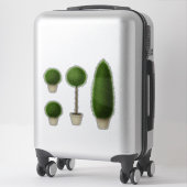 Sticker Boxwood Topiary Collection Jardin de charme (Sur valise)