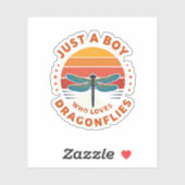 Sticker Boys Dragonfly (Feuille)