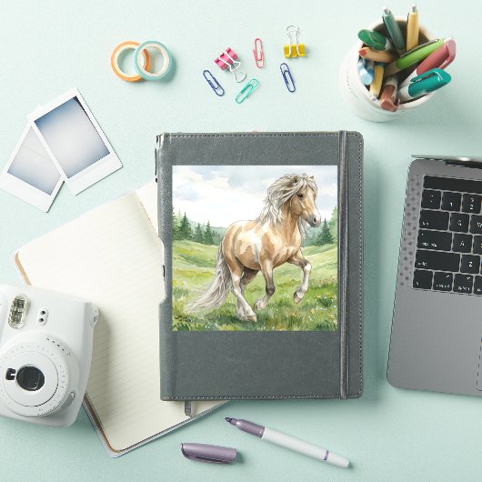 Sticker Brana Pinto Palomino Icelandic Watercolor (Couverture iPad)
