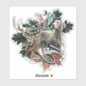 Sticker Braque de Weimar (Feuille)