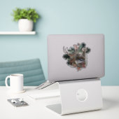 Sticker Braque de Weimar (Ordinateur portable sur le bureau)