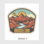 Sticker Braselton, Géorgie (Feuille)