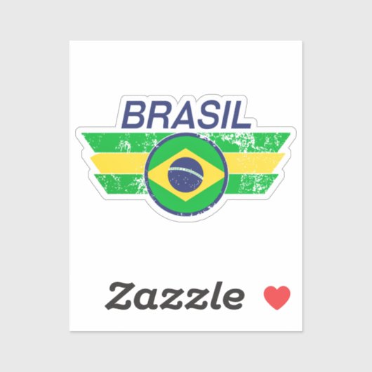 Sticker Brasil (Feuille)