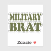 STICKER BRAT MILITAIRE (Feuille)