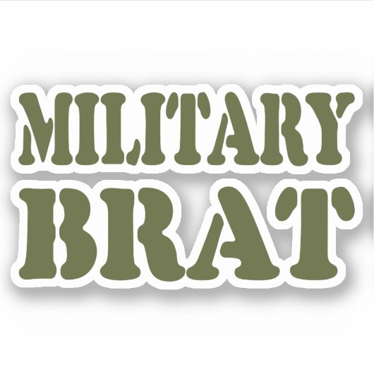 STICKER BRAT MILITAIRE (Devant)