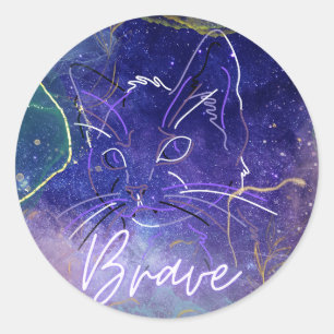 Sticker "Brave Cat"