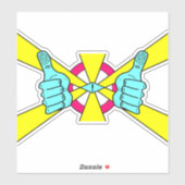 Sticker Bravo ! Bonne image (Feuille)