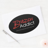 sticker Brazen Addict - NOIR (Enveloppe)