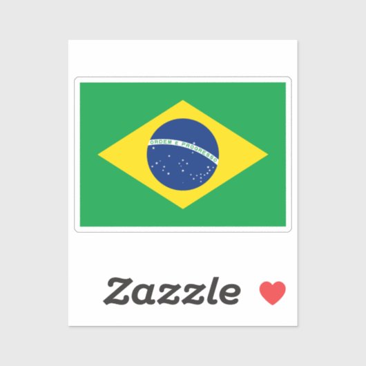 Sticker Brazil (Feuille)