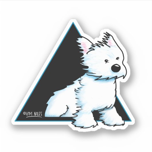 Sticker Breezy WESTIE (Devant)