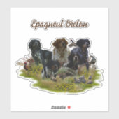 Sticker Bretagne Espagnols, chasse aux oiseaux (Feuille)