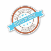 Sticker Brevet en instance (Devant)