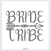 Sticker Bride Tribe new (Feuille)