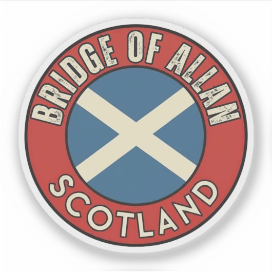 Sticker Bridge of Allan, Écosse (Devant)
