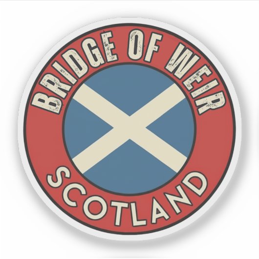 Sticker Bridge of Weir, Écosse (Devant)