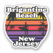 Sticker Brigantine Beach, New Jersey (Recto)