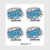 Sticker Bright Blue Bd (Feuille)