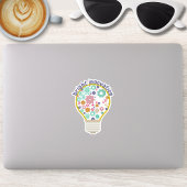 Sticker Bright Innovation Light Bulle