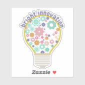 Sticker Bright Innovation Light Bulle (Feuille)