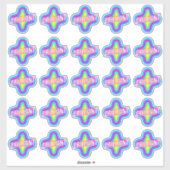 Sticker Brillant amusant mignon enseignant Récompense Comm (Feuille)