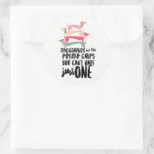 Sticker brillant Dachshund Love 3 pouces (feuille (Sac)