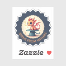 Briller de l'intérieur - Dragon mignon