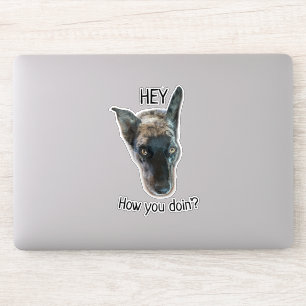 Sticker Brindons gris noir Chien de bétail personnalisé