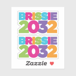 Sticker Brissie 2032