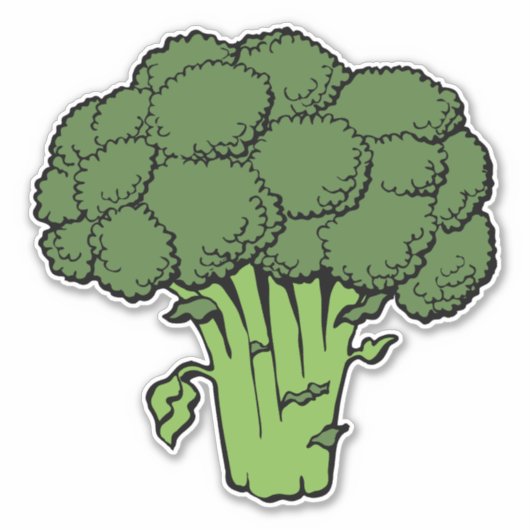 Sticker Broccoli vert (Devant)