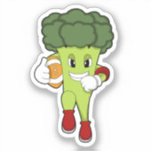 Sticker Brocoli dans le football (Recto)