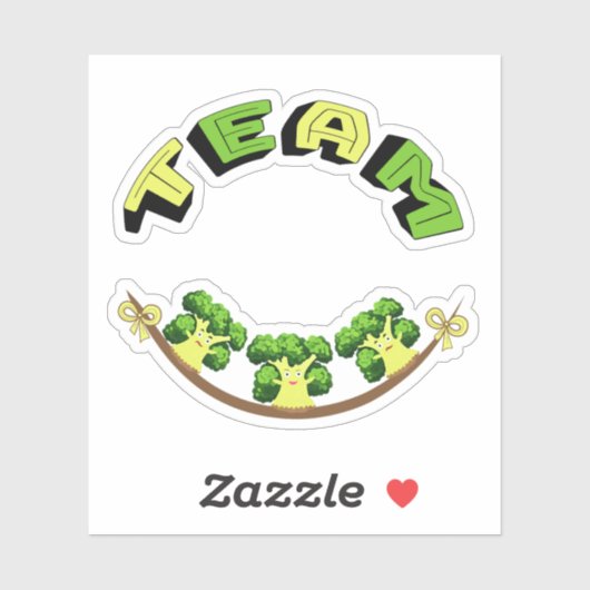 Sticker Brocoli vert (Feuille)