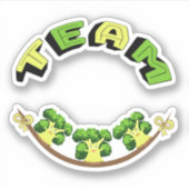 Sticker Brocoli vert (Devant)