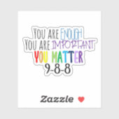 Sticker Brodeur You Matter (Feuille)