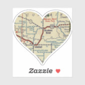 Sticker Broken Bow Oklahoma (Feuille)