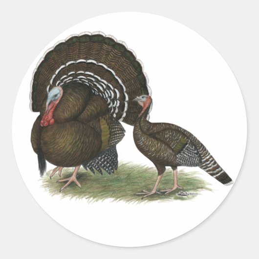 Sticker Bronze standard de Turkey (Devant)