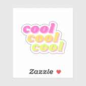 Sticker Brooklyn Nine - cool cool cool (Feuille)