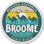 Sticker Broome, Australie occidentale (Devant)