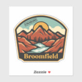 Sticker Broomfield, Colorado (Feuille)