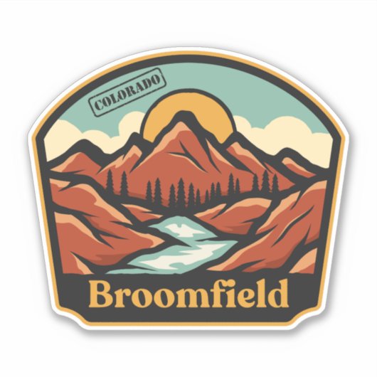 Sticker Broomfield, Colorado (Devant)