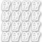 Sticker Brosse à coller pour dents Planificateur de rappel (Devant)