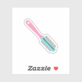 Sticker Brosse ronde (Feuille)