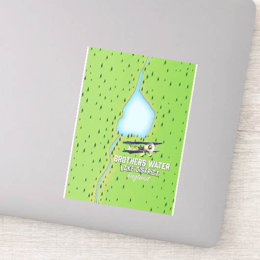 Sticker Brothers Water Lake District Angleterre (Détail)