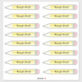 Sticker Brouillon brut (Feuille)