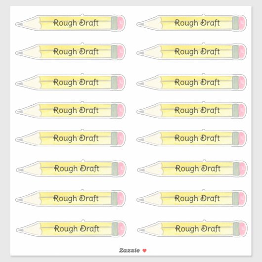 Sticker Brouillon brut (Feuille)