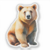 Sticker Brown Bear (Devant)