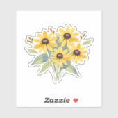 Sticker Brown Eyed Susan Waterproof (Feuille)