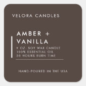 Sticker Brown minimaliste moderne (Devant)