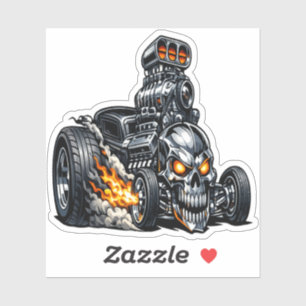 Sticker Broyeur de os Hot Rod