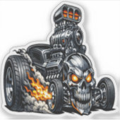 Sticker Broyeur de os Hot Rod (Devant)