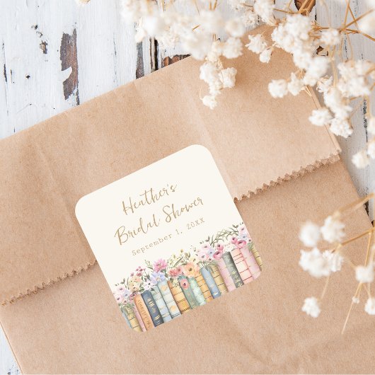 Sticker Bruiloft Thema Boeken